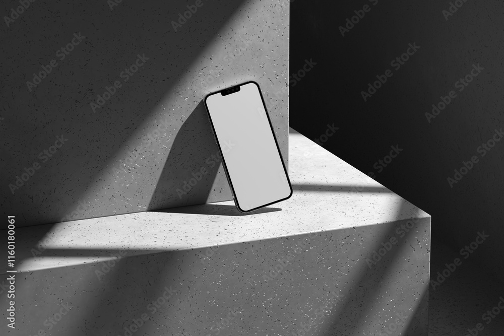 Smartphone Mockup on Minimal Concrete Blocks
Smartphone Mockup on Minimal Concrete Blocks