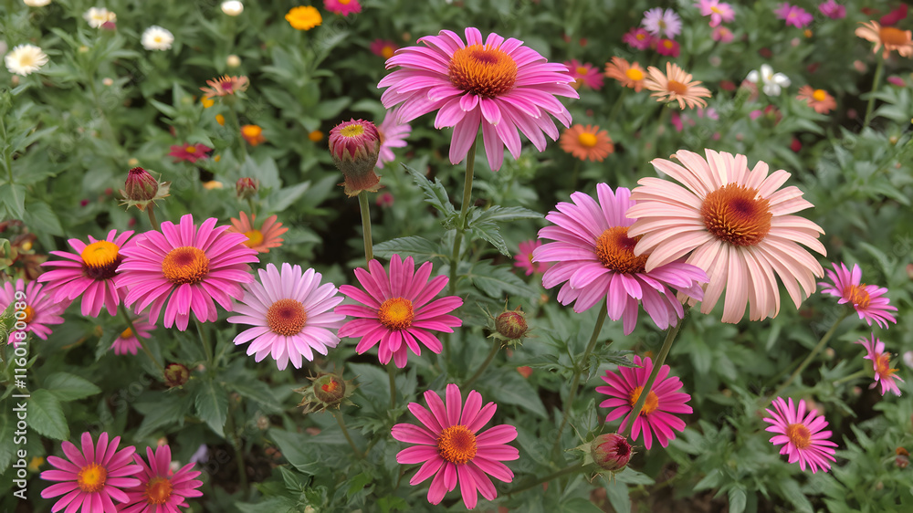 Beautiful flowers in the garden Beautiful flowers in the garden
