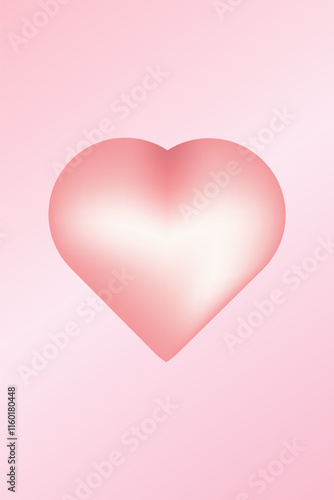 A playful Valentine card featuring scattered red and pink hearts surrounding an empty white space for customization.