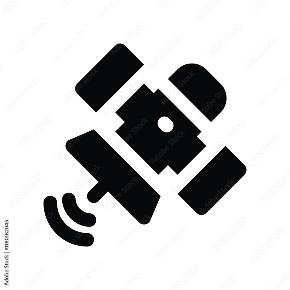 satellite icon. vector glyph icon for your website, mobile, presentation, and logo design. satellite icon. vector glyph icon for your website, mobile, presentation, and logo design.
