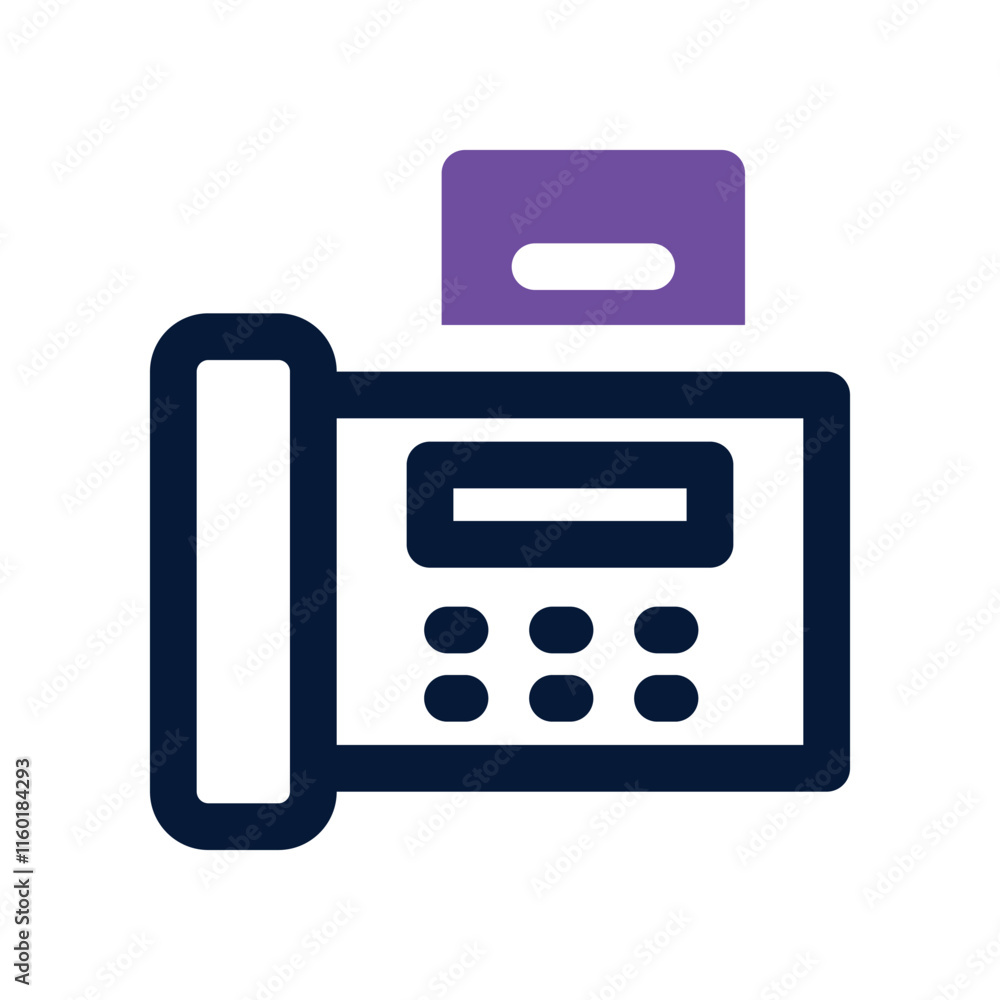 fax icon. vector dual tone icon for your website, mobile, presentation, and logo design. fax icon. vector dual tone icon for your website, mobile, presentation, and logo design.