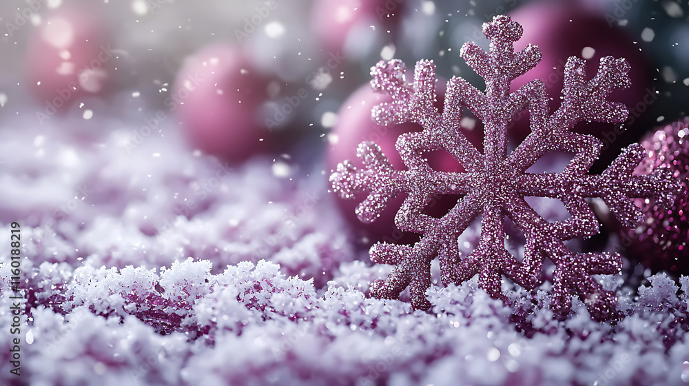 snowflakes in purple snowflakes in purple