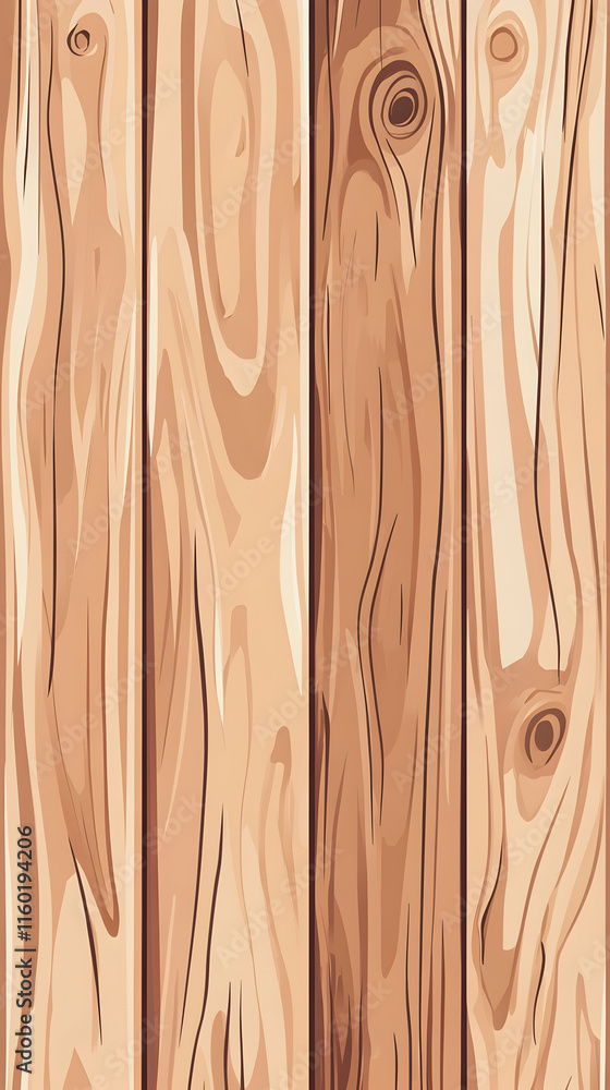 Vertical Light Brown Wooden Planks Background Texture for Design. Vertical Light Brown Wooden Planks Background Texture for Design.