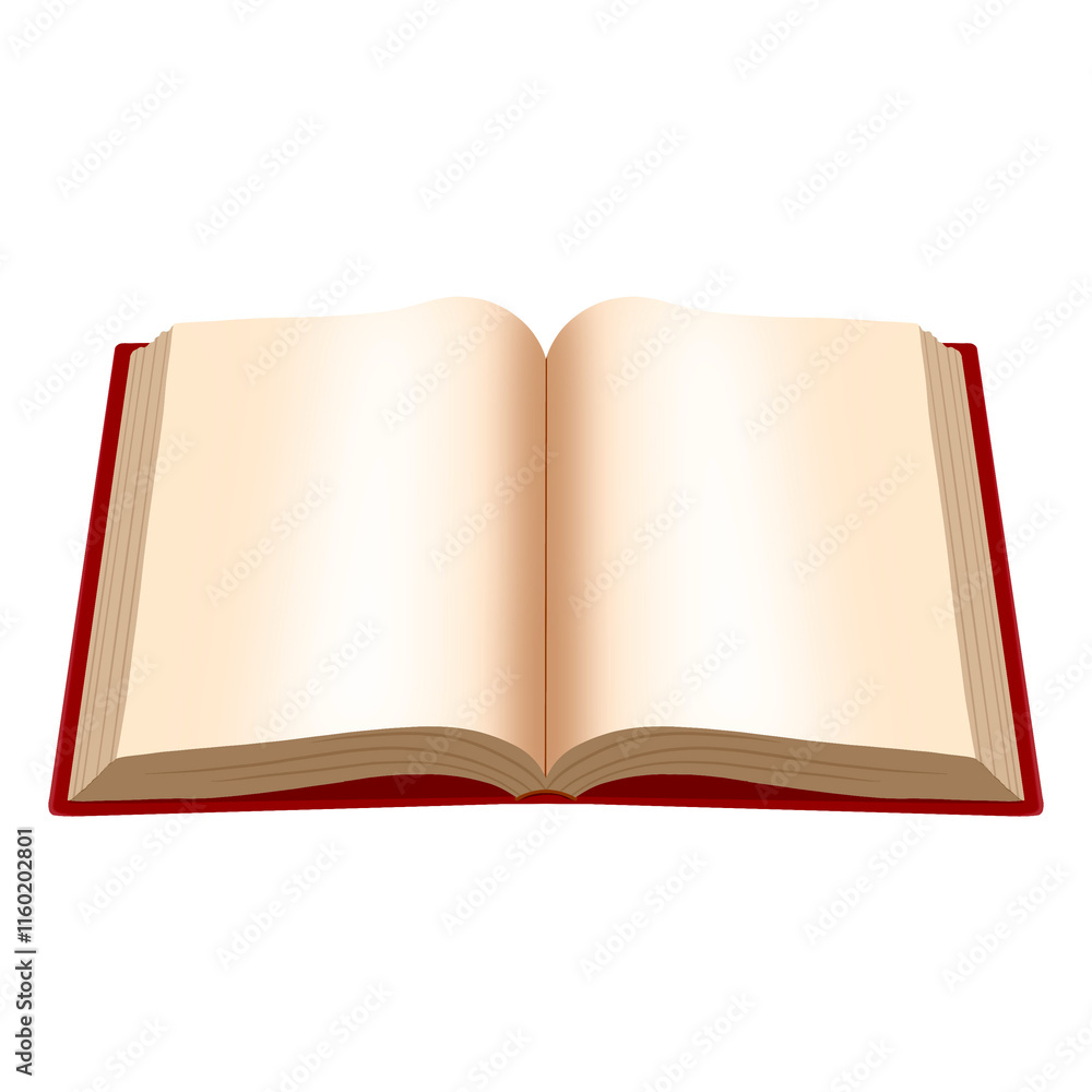 Open book illustration Open book illustration
