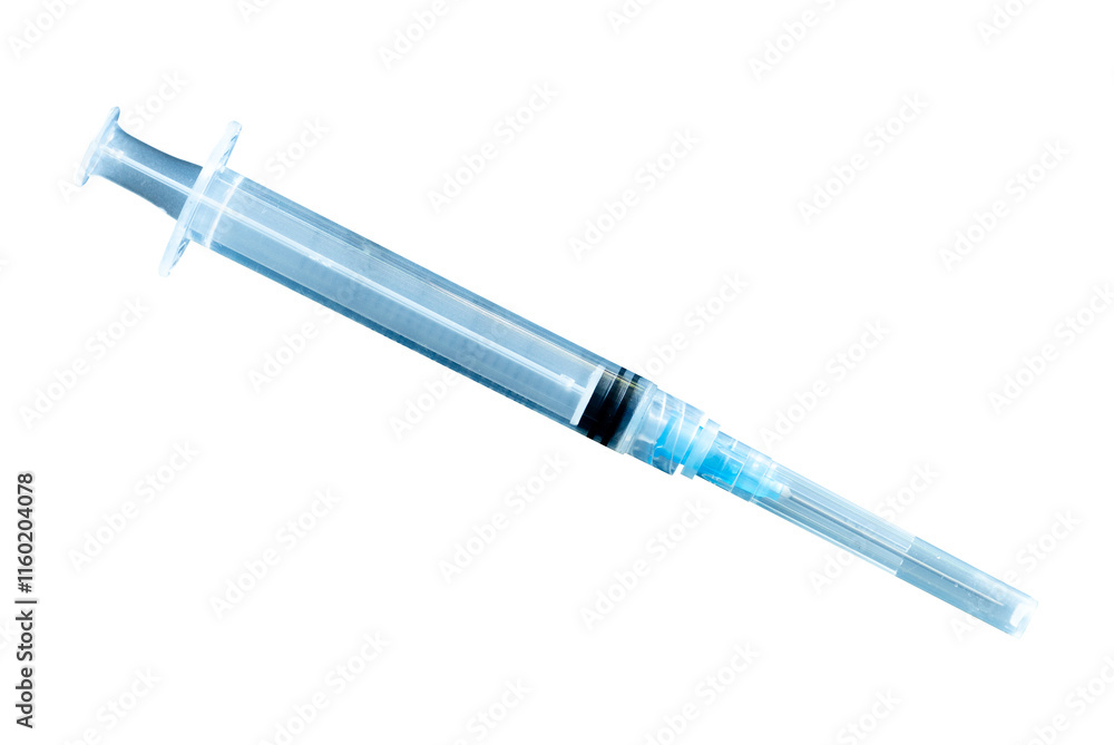 Fototapeta premium Medical syringe isolated 