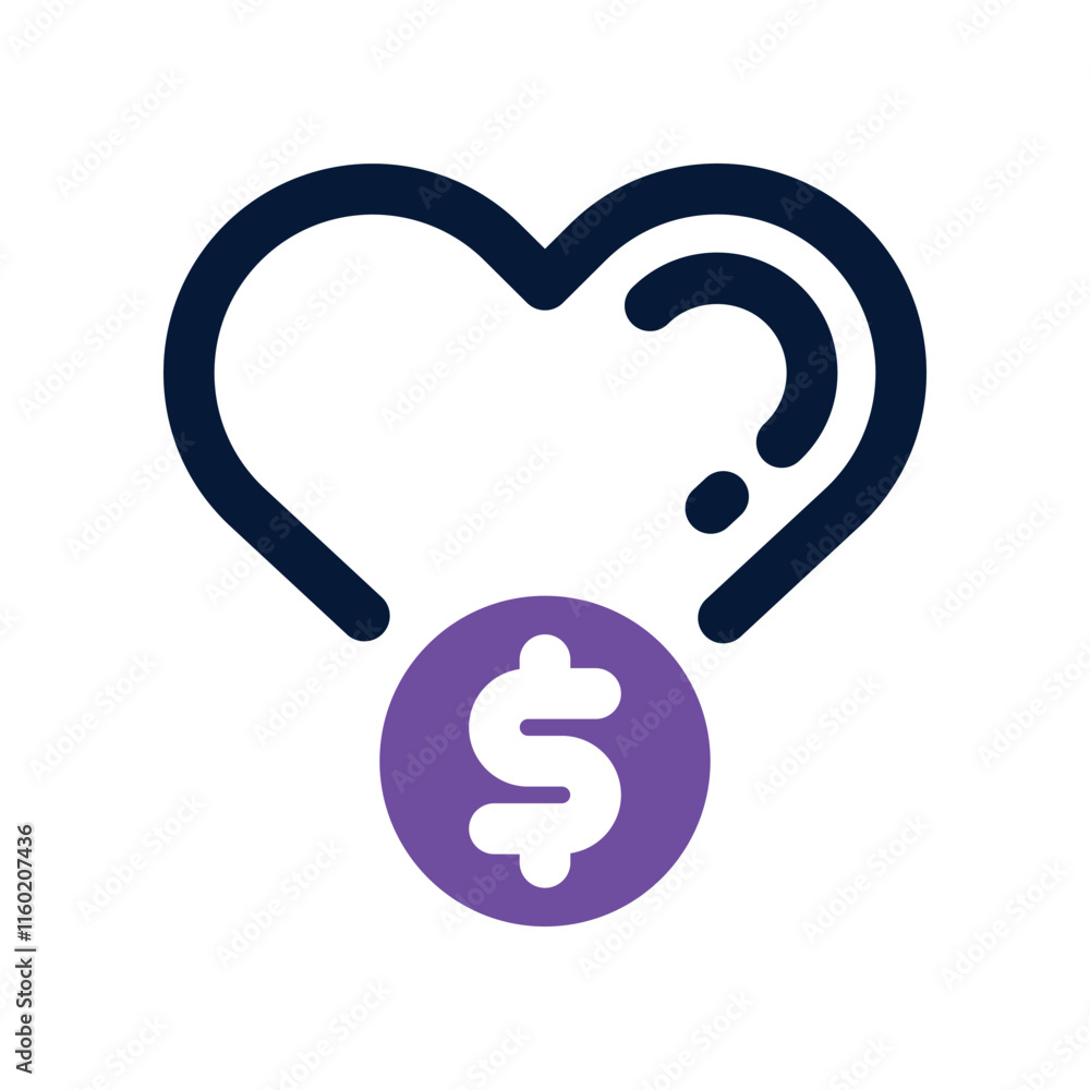 donation icon. vector dual tone icon for your website, mobile, presentation, and logo design. donation icon. vector dual tone icon for your website, mobile, presentation, and logo design.