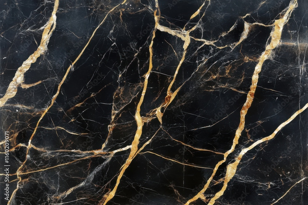 Elegant black marble surface with striking golden veining showcasing natural beauty and texture in interior design Elegant black marble surface with striking golden veining showcasing natural beauty and texture in interior design