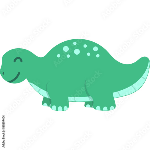 Cute Dinosaurus Illustration