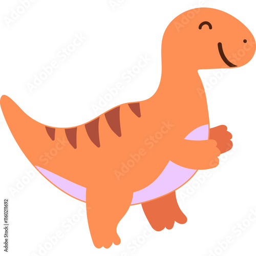 Cute Dinosaurus Illustration