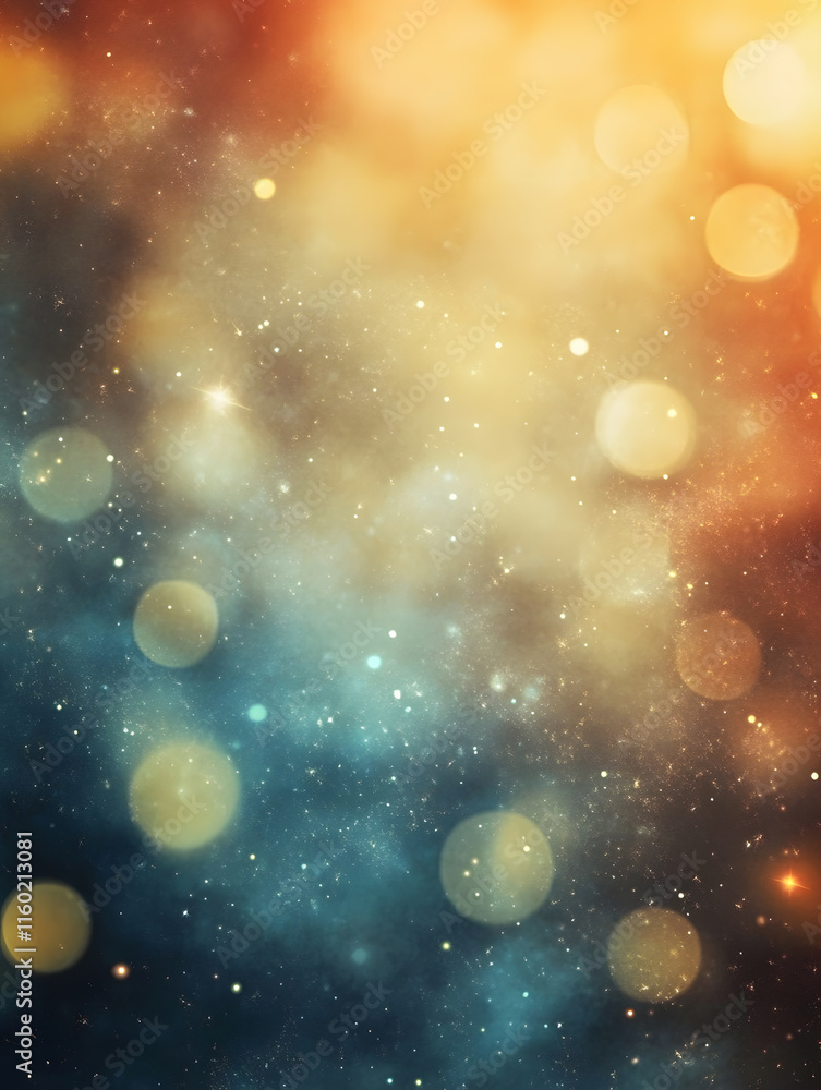 Ethereal Bokeh Lights in Blue and Orange Creating a Dreamlike Abstract Background : Generative AI Ethereal Bokeh Lights in Blue and Orange Creating a Dreamlike Abstract Background : Generative AI