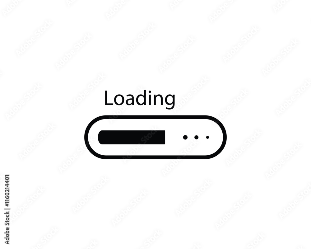 Loading icon vector symbol design illustration Loading icon vector symbol design illustration