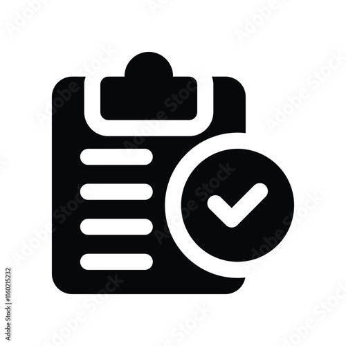 audit icon. vector glyph icon for your website, mobile, presentation, and logo design.