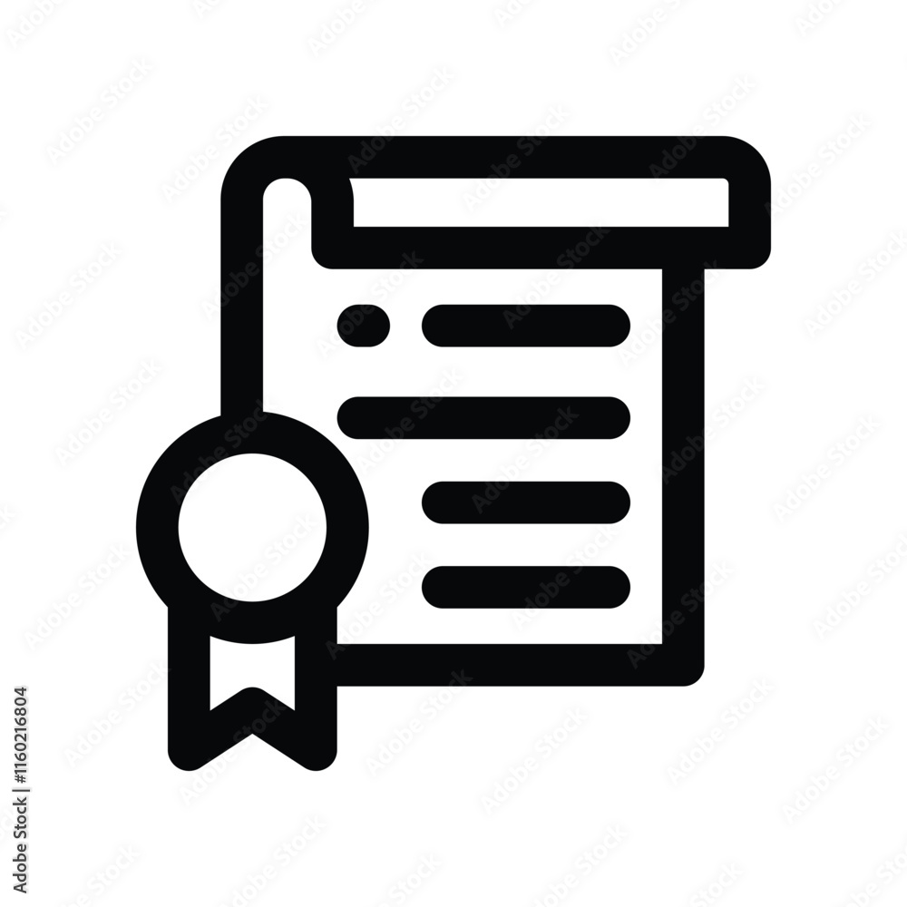 declaration icon. vector line icon for your website, mobile, presentation, and logo design. declaration icon. vector line icon for your website, mobile, presentation, and logo design.