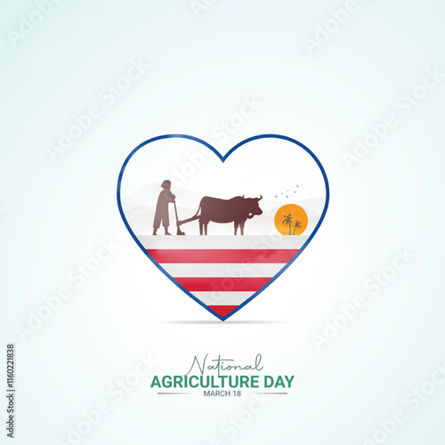 National Agriculture Day Creative Design. farmers day for a social media poster