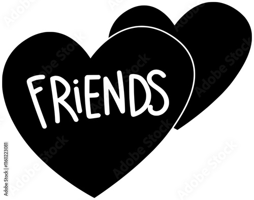 heart illustration love silhouette friendship logo romantic icon valentine outline sticky note day romance sign hand happy care emotion shape adults vector graphic background