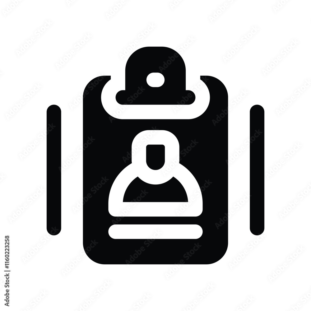 identity card icon. vector glyph icon for your website, mobile, presentation, and logo design. identity card icon. vector glyph icon for your website, mobile, presentation, and logo design.