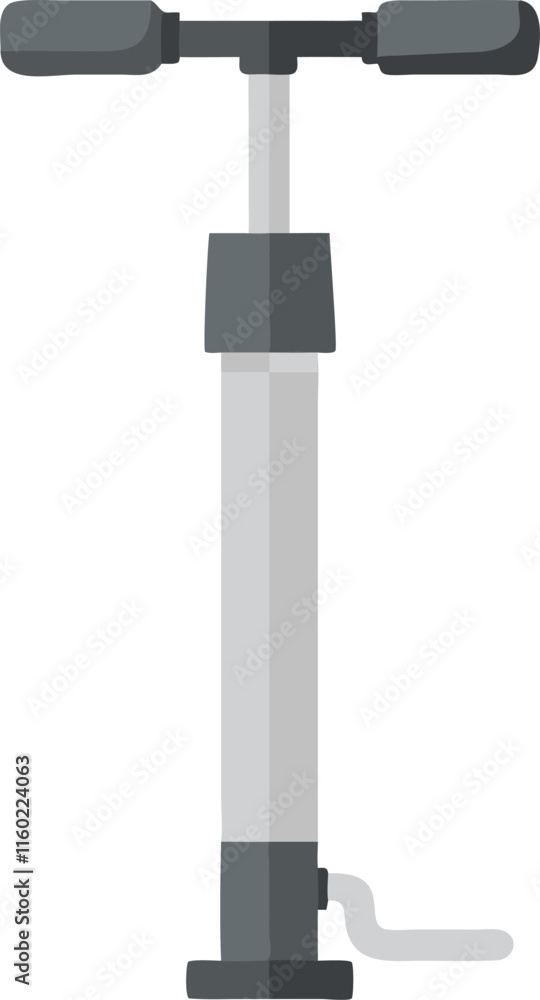 bicycle pump icon gray pump with a black handle bicycle pump icon gray pump with a black handle