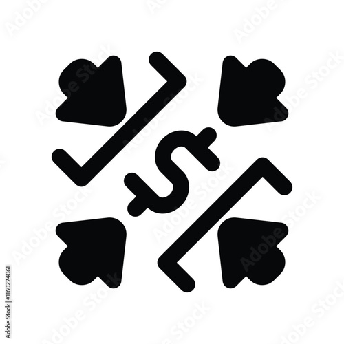 constraint icon. vector glyph icon for your website, mobile, presentation, and logo design.