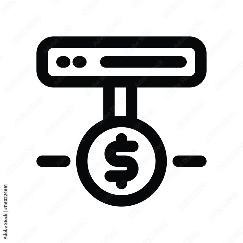 server icon. vector line icon for your website, mobile, presentation, and logo design. server icon. vector line icon for your website, mobile, presentation, and logo design.