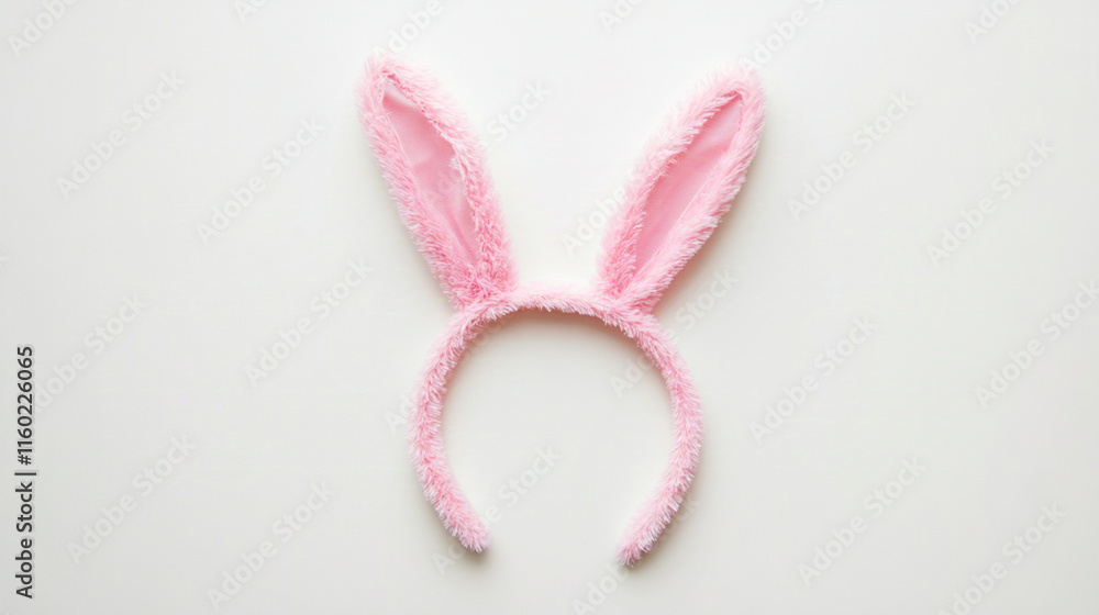 Bunny Ears Headband on white studio Bunny Ears Headband on white studio