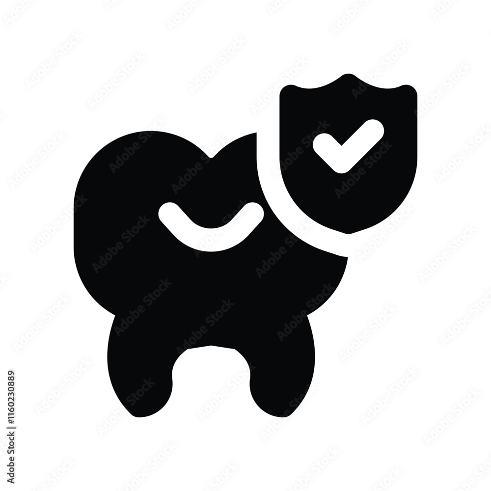 dental insurance icon. vector glyph icon for your website, mobile, presentation, and logo design. dental insurance icon. vector glyph icon for your website, mobile, presentation, and logo design.