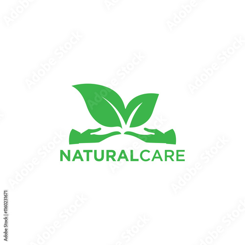 Natural Care Logo Leaf Green