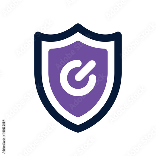 shield icon. vector dual tone icon for your website, mobile, presentation, and logo design.