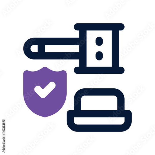 auction icon. vector dual tone icon for your website, mobile, presentation, and logo design.