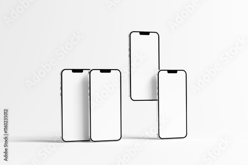 Smartphone Mockup Template for App and UI Design Presentations