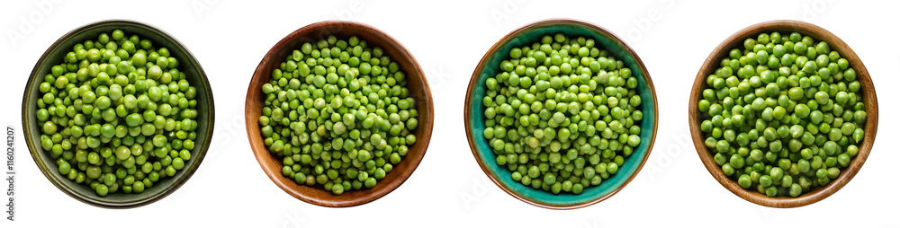 Assorted Fresh Green Peas in Bowls – Healthy Vegetables for Salads and Dishes Assorted Fresh Green Peas in Bowls – Healthy Vegetables for Salads and Dishes