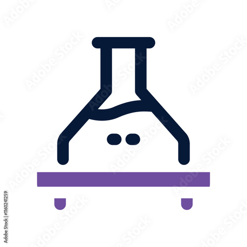 flasks icon. vector dual tone icon for your website, mobile, presentation, and logo design.
