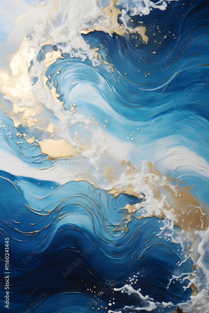 Mesmerizing Oceanic Swirls: Depiction of the Sea using Epoxy Resin Mesmerizing Oceanic Swirls: Depiction of the Sea using Epoxy Resin
