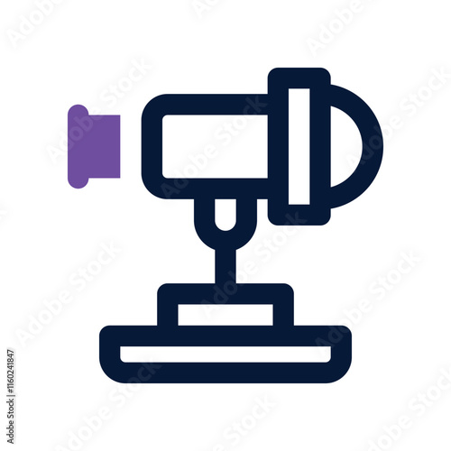 telescope icon. vector dual tone icon for your website, mobile, presentation, and logo design.