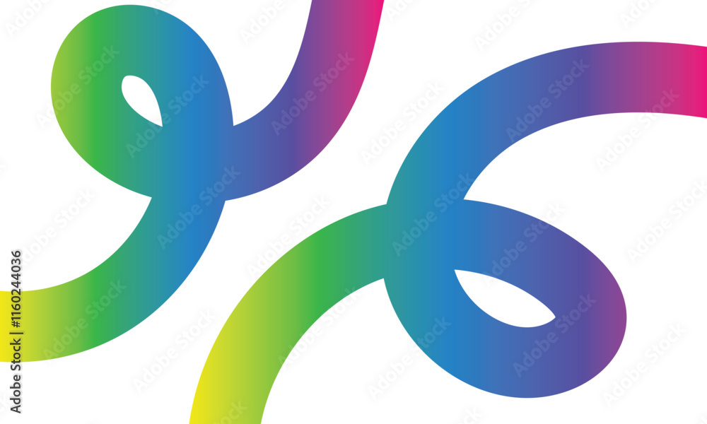 Fototapeta premium Abstract Background with Color Lines Pattern. Colorful Rainbow Abstract Gradient Shape. Vector illustration. EPS 10/AI