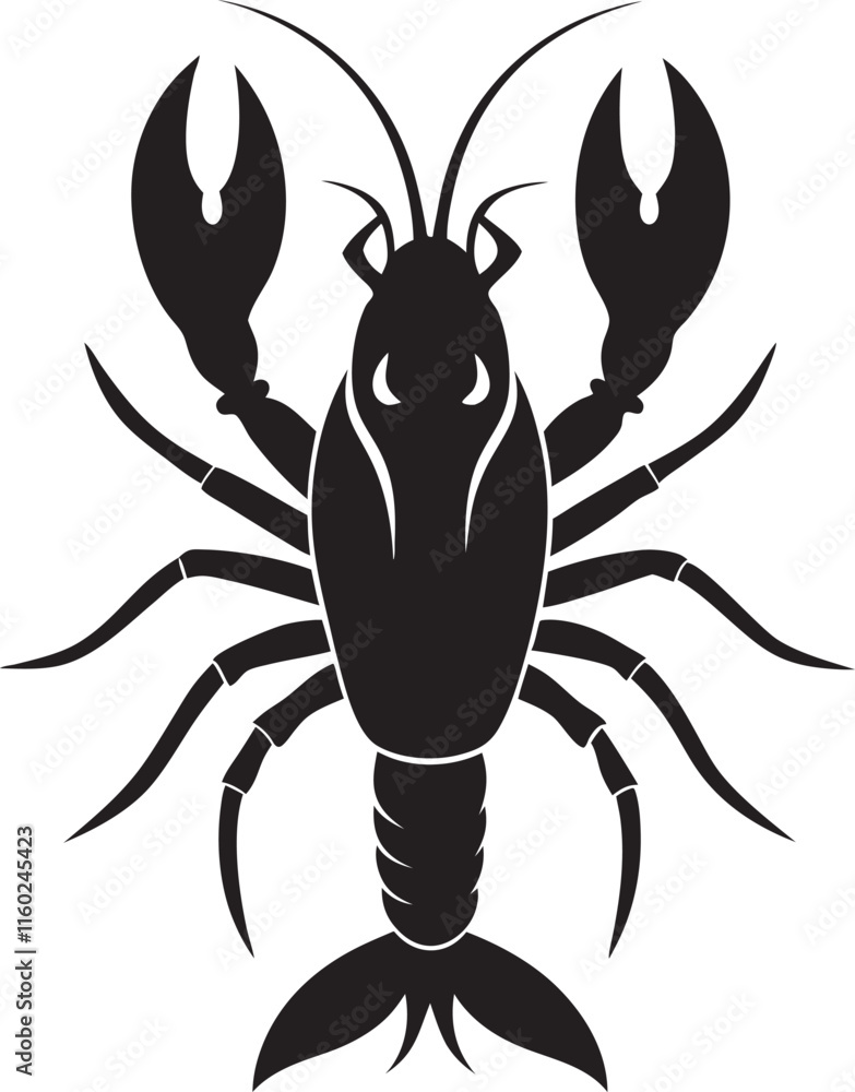 lobster silhouette vector, black and white silhouette, vector and illustration isolated on white background, black silhouette vector
lobster silhouette vector, black and white silhouette, vector and illustration isolated on white background, black silhouette vector
