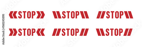 stop. An inscription for an information plate, an icon, an icon for websites, applications and social networks, messengers and creative design