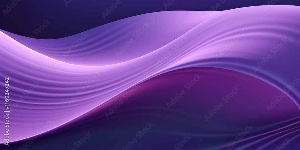 Fototapeta premium A purple wave with a purple background , background.