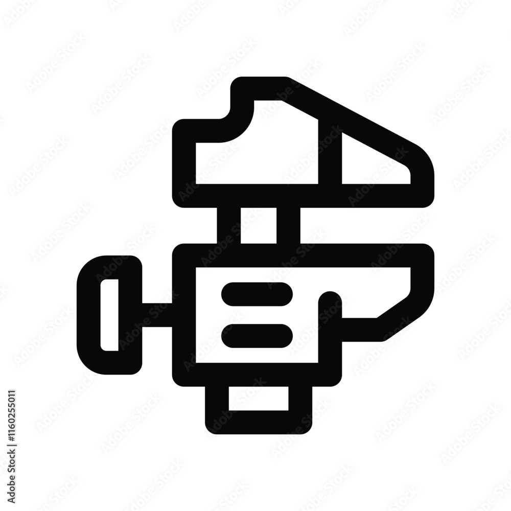 caliper icon. vector line icon for your website, mobile, presentation, and logo design. caliper icon. vector line icon for your website, mobile, presentation, and logo design.