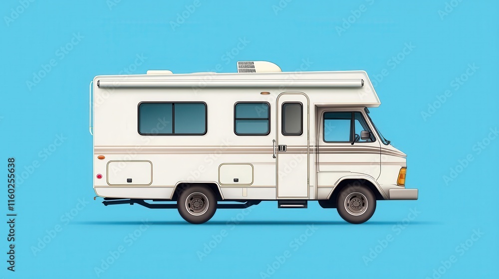 A Class C RV blueprint featuring a hybrid engine for ecoconscious travel A Class C RV blueprint featuring a hybrid engine for ecoconscious travel