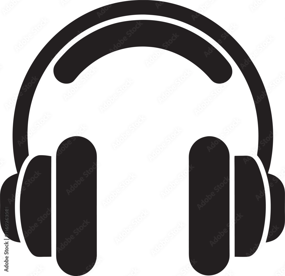 Print
Headphones black silhouette vector, isolated on white background. Vector illustration. Print
Headphones black silhouette vector, isolated on white background. Vector illustration.