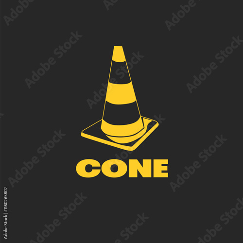 cone silhouette logo