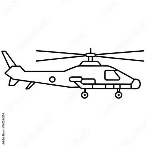 Helicopters flat style vector isolated illustration white background