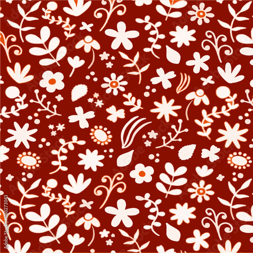 Pattern Floral Flower Design Textile Illustration