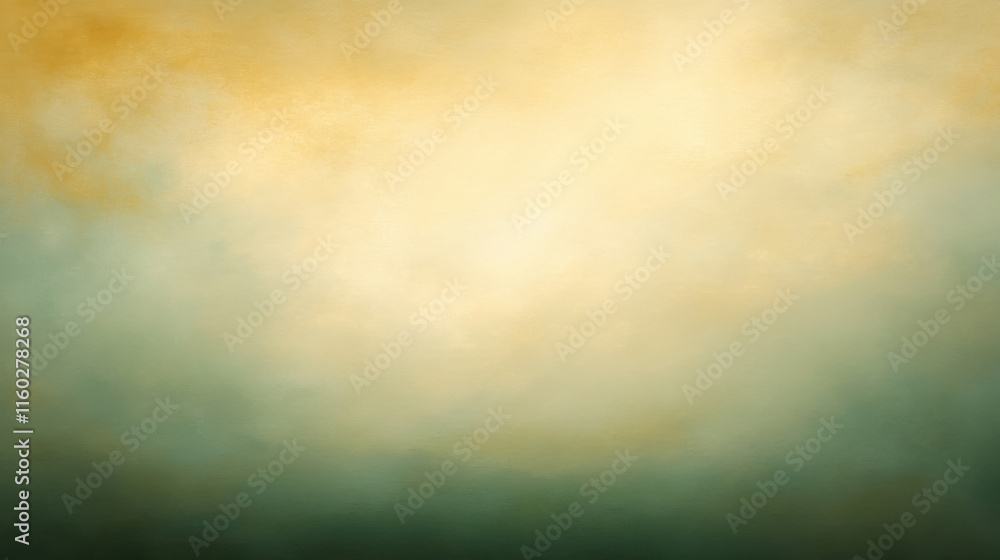 Soft Cloudy Background in Golden and Green Hues Soft Cloudy Background in Golden and Green Hues