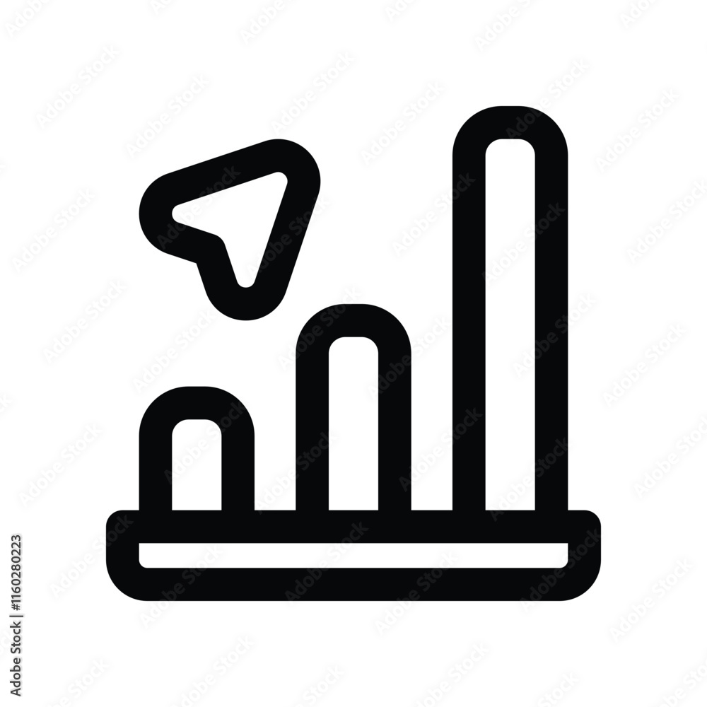 profit icon. vector line icon for your website, mobile, presentation, and logo design. profit icon. vector line icon for your website, mobile, presentation, and logo design.