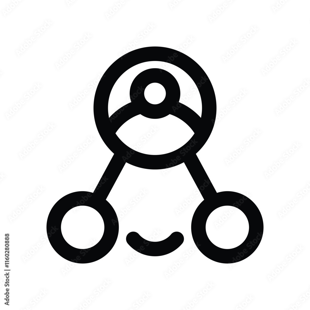 employee network icon. vector line icon for your website, mobile, presentation, and logo design. employee network icon. vector line icon for your website, mobile, presentation, and logo design.
