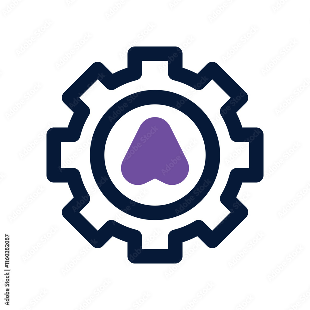 gear icon. vector dual tone icon for your website, mobile, presentation, and logo design. gear icon. vector dual tone icon for your website, mobile, presentation, and logo design.