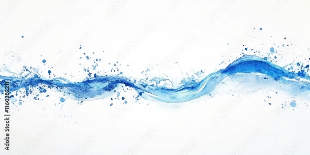 Wave on White Background Wave on White Background