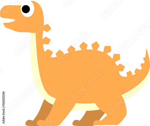 Cute Dinosaurus Illustration