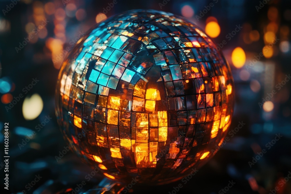 Obraz premium Disco Ball with Lights